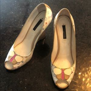 Louis Vuitton monogram multi color wedges 👠🛍😍